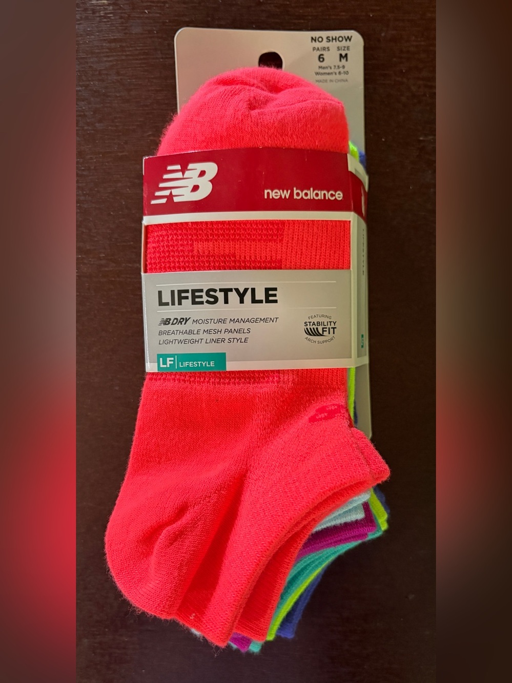 New Balance Adult Low-Cut Athletic Socks - Asstd Colors; plus 3 pr ruffle cuffed
